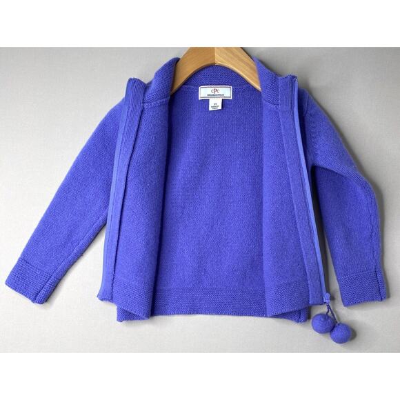 Classic Prep Childrenswear Girls 3T (~2T) Purple Pippa Pom Sweater CPC - Picture 4 of 7